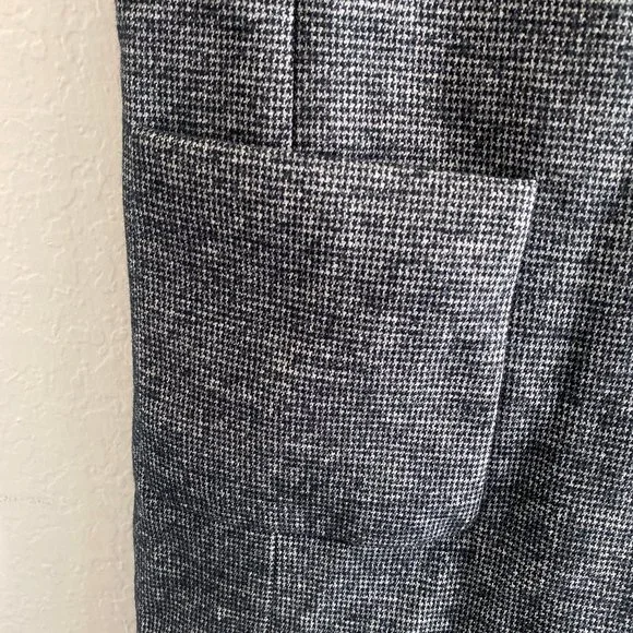 J Mclaughlin Womens Houndstooth Vest Blazer Wool Blend Size XS Sleeveless Long - Picture 5 of 11